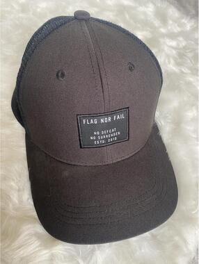 Flag Nor Fail Black Mesh Back Adjustable Cap